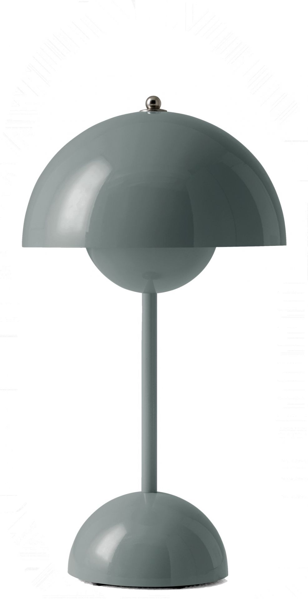 Flowerpot VP9 Portable rechargeable lamp / table lamp with USB STONE BLUE AndTradition SINGLE PIECES